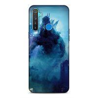 Realme 5i Uyumlu Kılıf BMovie (22) Tam Koruma Kılıfı Godzilla