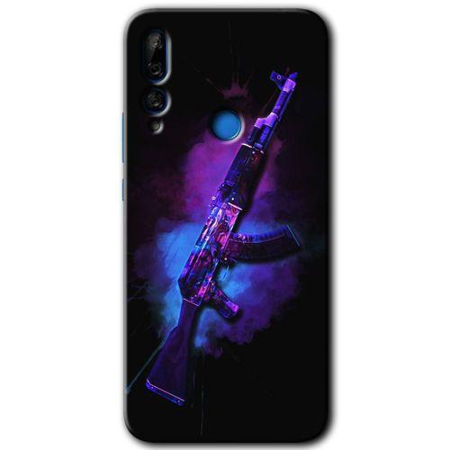 Huawei Y9 Prime 2019 Kılıf Baskılı Kapak - AK +Tam Ekran Koruyucu