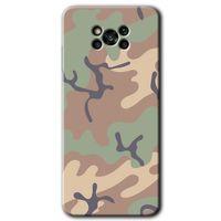 BeRa Aksesuar Poco x3 Pro Kılıf Baskılı Kapak - Kamuflaj 29 +Tam Kaplayan Mat Seramik