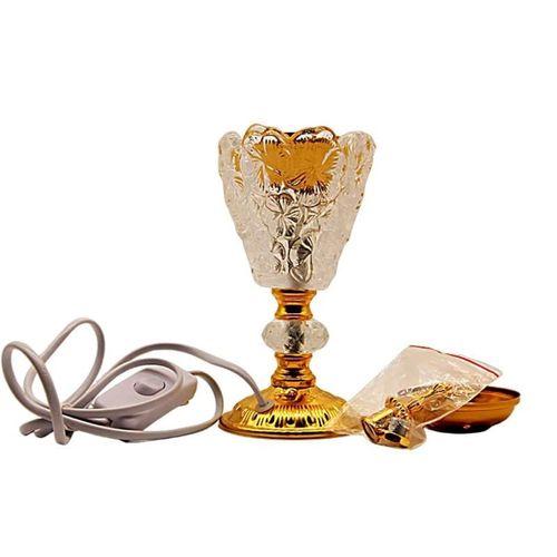 Elektrikli Cam Buhurdanlık (gold Detaylı)