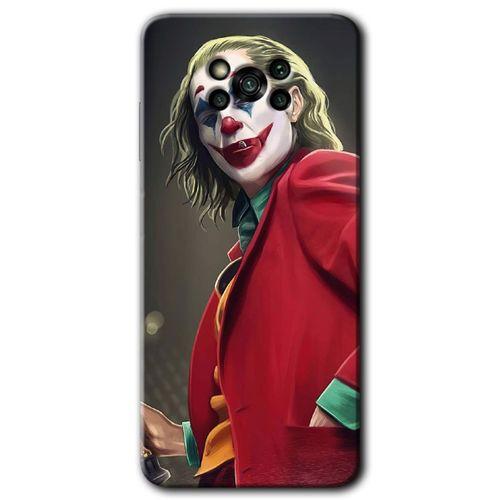 BeRa Aksesuar Poco x3 Pro Kılıf Baskılı Kapak - Reel Joker +Tam Kaplayan Mat Seramik