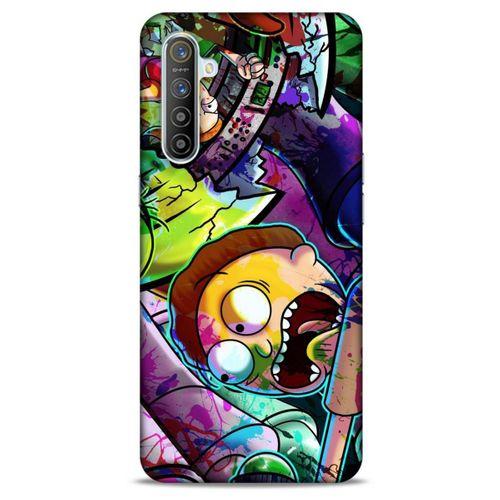 Realme XT Uyumlu Kılıf Rick And Morty (41) Tank Kılıf Story Train Rick