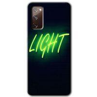Potkal Hediye Fabrikası Samsung Galaxy S20 FE Kılıf HD Desen Baskılı Arka Kapak - Neon İnscription