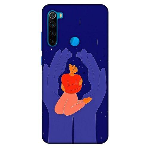 Xiaomi Redmi Note 8 Kılıf Depresyon (7) Telefon Kılıfı Koyu Kahverengi