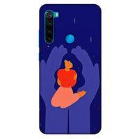 Xiaomi Redmi Note 8 Kılıf Depresyon (7) Telefon Kılıfı Koyu Kahverengi