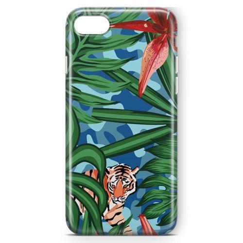 Apple iPhone SE 2020 Kılıf Vahşi Yaşam Arka Kapak Koruma Desenli Full Koruyucu