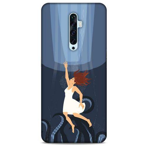 Oppo Reno 2z Kılıf Depresyon (43) Thin Fit Kılıf Mavi Tonları
