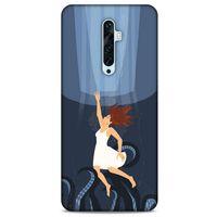 Oppo Reno 2z Kılıf Depresyon (43) Thin Fit Kılıf Mavi Tonları