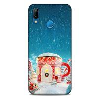 Huawei P20 Lite Kılıf Snowix (3) Kapak Kırmızı Mavi