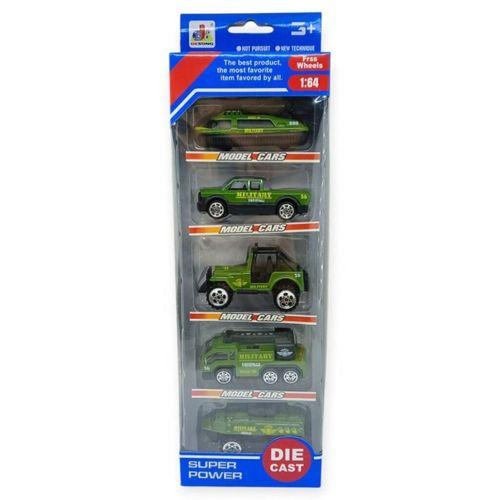 İş Araçları Serisi - Askeri Araç Seti 5 Parça 7 cm - TH733