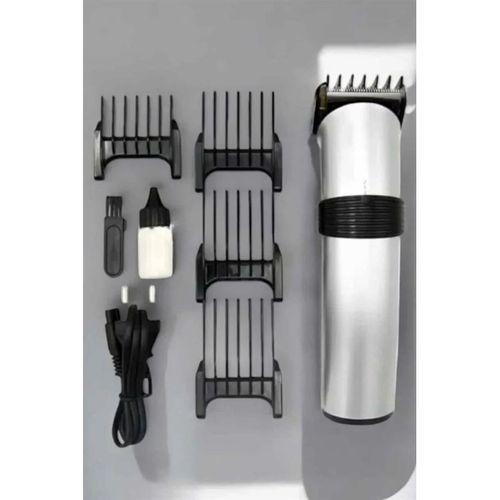 4 Taraklı Profesyonel Şarjlı Saç Ve Sakal Kesme Tıraş Makinesi Seti