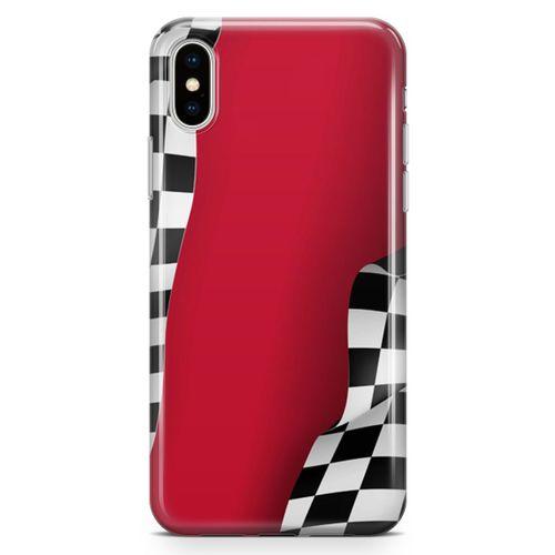 Apple iPhone X Kılıf Formula 1 Arka Kapak Koruma Desenli Full Koruyucu