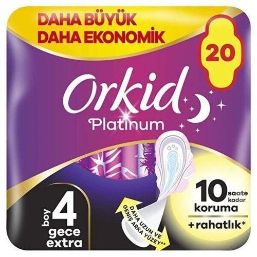 Orkid Ultra Platinum Gece Extra Ped 20'Li