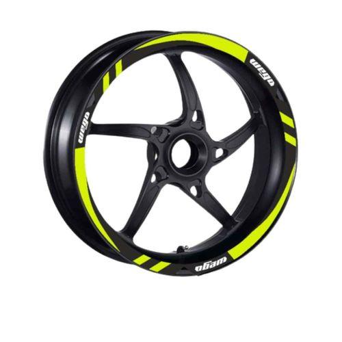 TVS Tvs Wego 110 2012 - 2024 Uyumlu Flo Sarı 1 Set Jant Şeridi