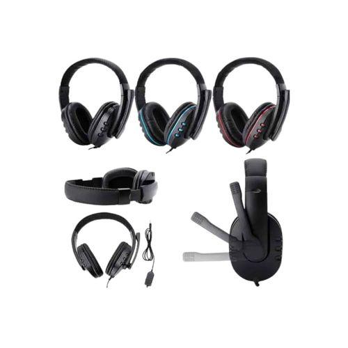 Mikrofonlu Kulaklık Kulaklığı Yüksek Ses Kaliteli Stereo Yumuşak Yastıklar