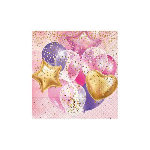 UÇAN BALONLAR PEMBE PEÇETE 20'Lİ