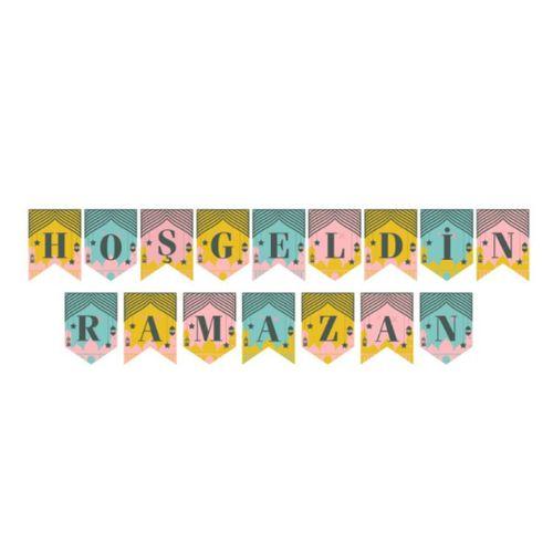 Ramazan Renkli Banner Süs - Hoşgeldin Ramazan