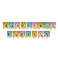 Ramazan Renkli Banner Süs - Hoşgeldin Ramazan