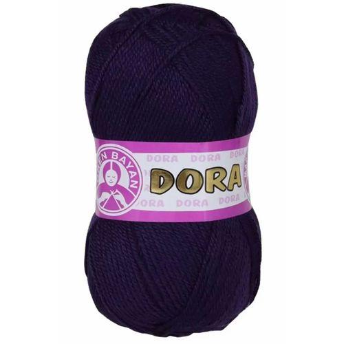 1 Adet Dora El Örgü İpi Yünü 100 gr 060 Koyu Mor