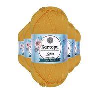 5 Adet Lotus Bikini Büstiyer Bluz Örgü İpi  K318 Koyu Sarı