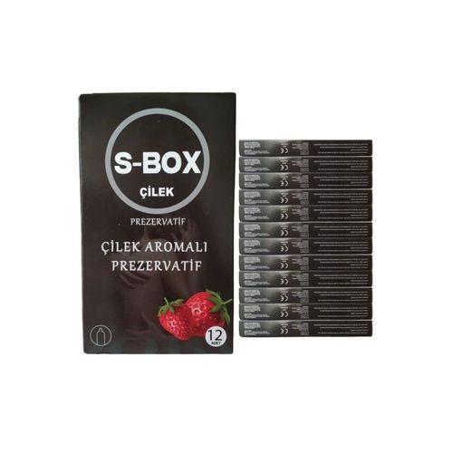Kondom Çilek Aromalı Prezervatif 12 Kutu Kondom 144 Adet
