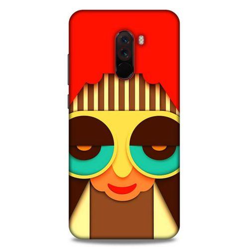 Lopard Xiaomi Pocophone F1 Uyumlu Kılıf Soyut Sanat (5) Baskılı Koruma Kabı