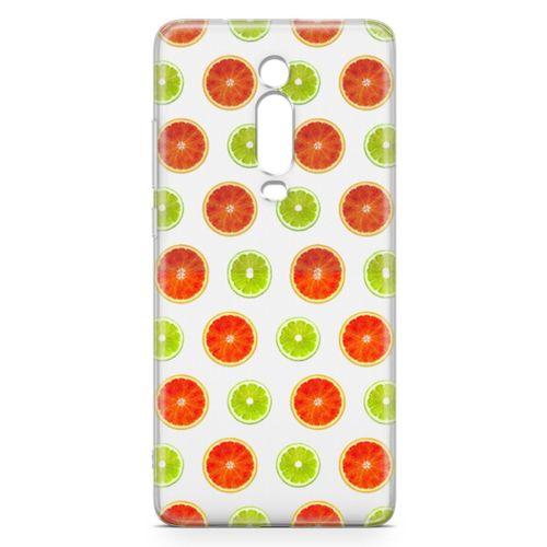 Xiaomi Redmi K20 Pro Kılıf Lime Portakal Arka Kapak Koruma Desenli Full Koruyucu