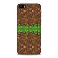 Lopard Apple Iphone 5S Uyumlu Kılıf PiXel (1) Kılıfı Yeşil Mine