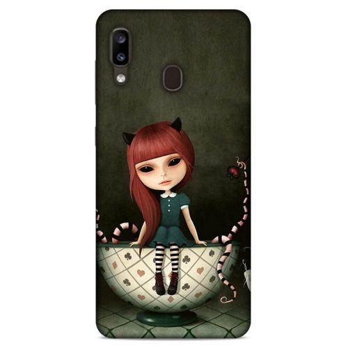 Lopard Samsung Galaxy A20 Uyumlu Kılıf Manipülasyon ☻ (41) Tank Kılıf Baskılı