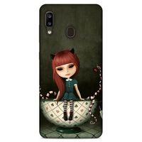 Lopard Samsung Galaxy A20 Uyumlu Kılıf Manipülasyon ☻ (41) Tank Kılıf Baskılı