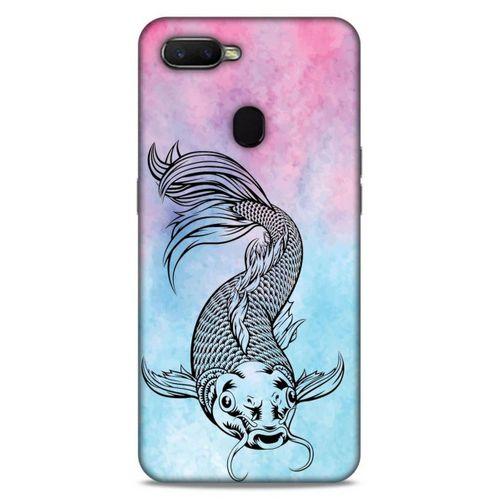 Lopard Oppo Ax7 Uyumlu Kılıf Tattoo's (31) TPU Kılıf Balık Dövmesi