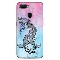 Lopard Oppo Ax7 Uyumlu Kılıf Tattoo's (31) TPU Kılıf Balık Dövmesi