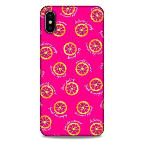 Apple iPhone XS Max Uyumlu Kılıf Pembe Delisi (22) Tam Koruma Kılıfı Ejder Meyvsi