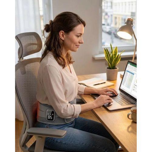 Usb Şarjlı Isıtmalı Bel Masaj Kemeri 3 Farklı Masaj Modu