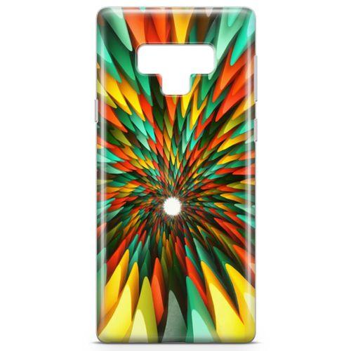 Samsung Galaxy Note 9 Kılıf Derin Kuyu Arka Kapak Koruma Desenli Full Koruyucu