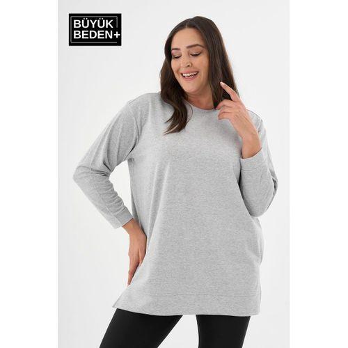 Kadın Tunik Büyük Beden  Sweatshırt SPR26BTK950
