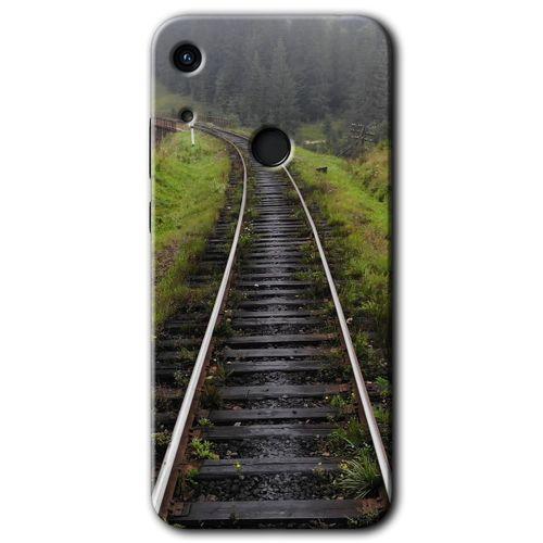 Huawei Y6s 2019 Kılıf Baskılı Kapak - Tren Yolu +Tam Ekran Koruyucu