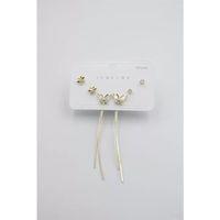 Çoklu Set Küpe - Altın