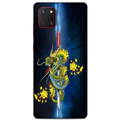 Lopard Samsung Galaxy Note 10 Lite Uyumlu Kılıf Tattoo's (2) Kabı Ejderha Dövmesi