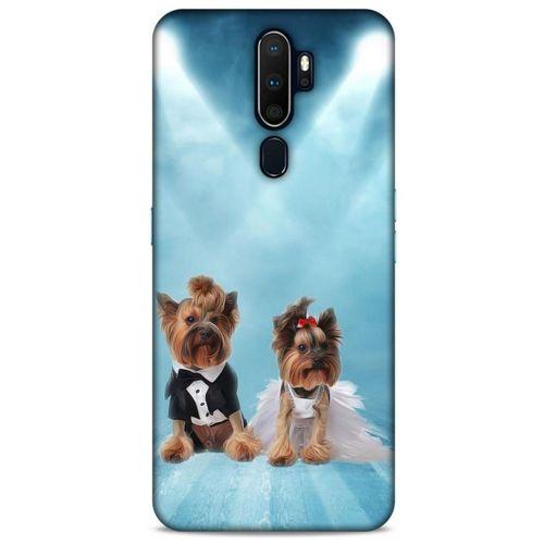 Oppo A9 2020 Kılıf Köpek Kıyafetleri (18) Telefon Kılıfları Yorkshire Gömlek Papyon