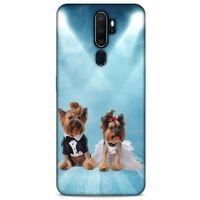 Oppo A9 2020 Kılıf Köpek Kıyafetleri (18) Telefon Kılıfları Yorkshire Gömlek Papyon