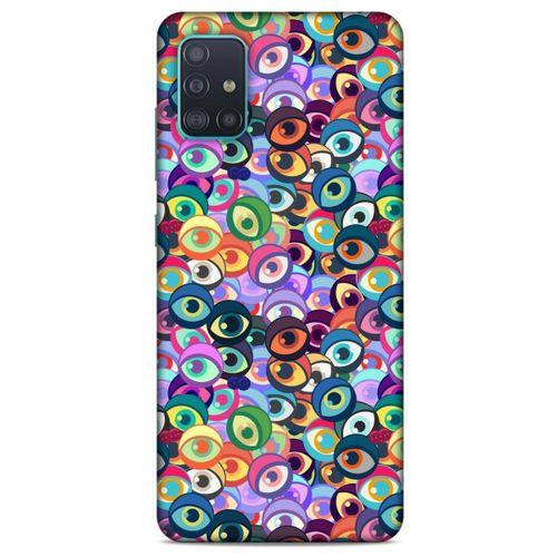 Nazarium (38) Desenli Silikon Kapak Samsung Galaxy A51 Kılıf