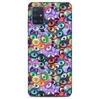 Nazarium (38) Desenli Silikon Kapak Samsung Galaxy A51 Kılıf