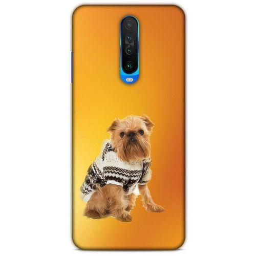 Xiaomi Redmi K30 5G Kılıf Köpek Kıyafetleri (28) Arka Kapak Brüksel Griffonu Hırka