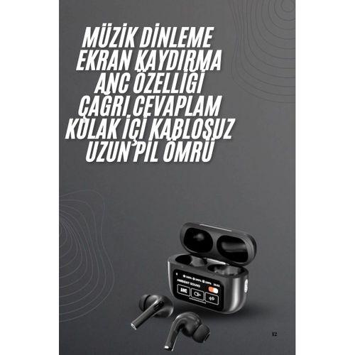 Yeni Nesil Pro Ekranlı Bluetooth Kulaklık 5.0 Bluetooth