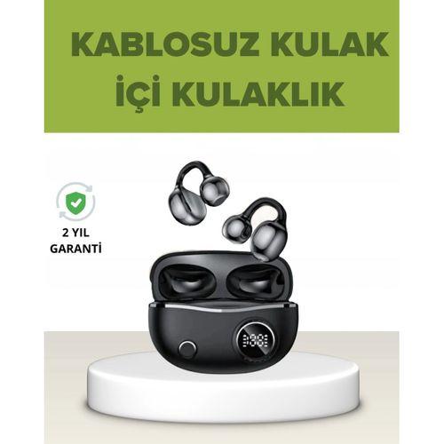Açık Kulak Tasarımlı Bluetooth 5.4 Kablosuz Kulaklık – Uzun Pil Ömrü