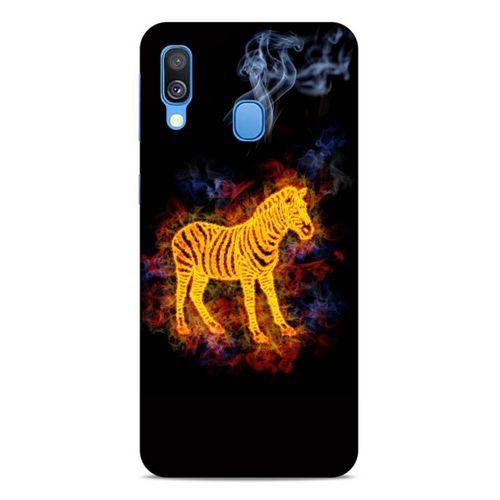 Lopard Samsung Galaxy A40 Uyumlu Kılıf FireX (3) Kapak Zebra