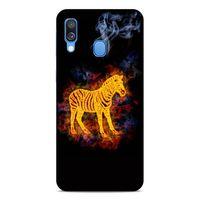 Lopard Samsung Galaxy A40 Uyumlu Kılıf FireX (3) Kapak Zebra