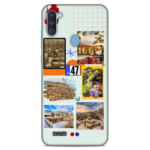 Lopard Samsung Galaxy A11 Uyumlu Kılıf Şehirli ※ (47) Mardin Crystal Flex Kılıf