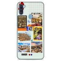 Lopard Samsung Galaxy A11 Uyumlu Kılıf Şehirli ※ (47) Mardin Crystal Flex Kılıf
